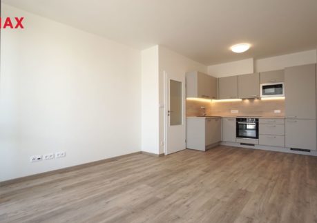 Pronájem bytu 2+KK o celkové ploše 45,4 m² v novostavbě z roku 2024 v ul. Dobrovolného, Praha 9